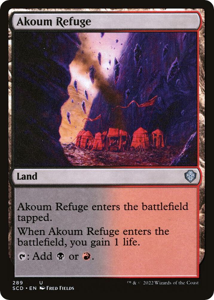 Akoum Refuge 289 (Starter Commander Decks)  | Good Games Adelaide SA