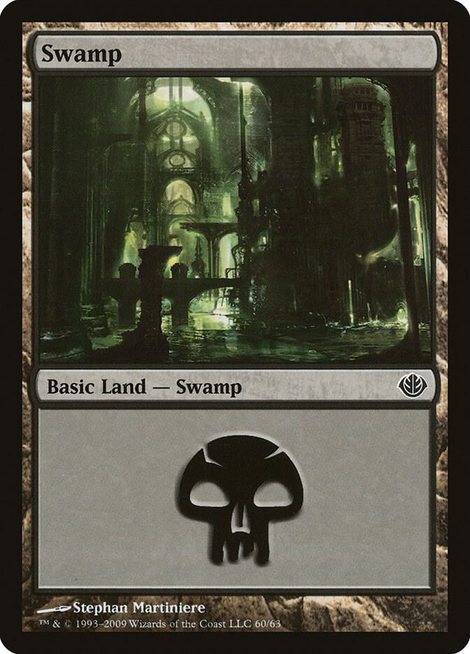 Swamp 60 60 (Duel Decks: Garruk vs. Liliana)  | Good Games Adelaide SA