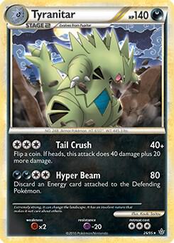 Tyranitar 26 95 HGSS Unleashed 026/095 (Deck Exclusives)  - Holofoil | Good Games Adelaide SA