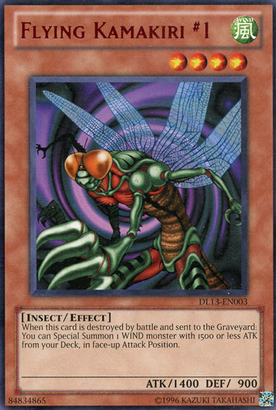 Flying Kamakiri 1 (Red) [DL13-EN003] Rare | Good Games Adelaide SA