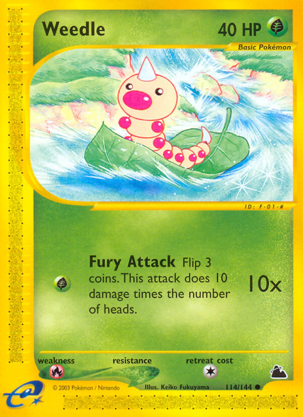 Weedle (114/144) [Skyridge] | Good Games Adelaide SA