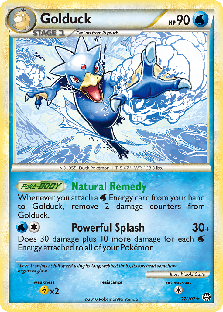 Golduck (22/102) [HeartGold & SoulSilver: Triumphant] | Good Games Adelaide SA