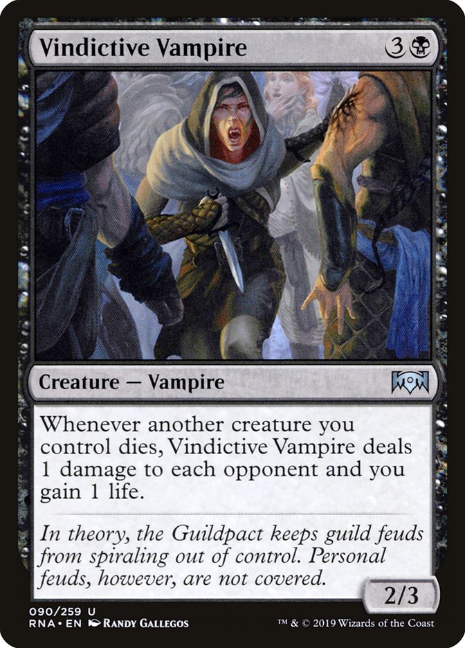 Vindictive Vampire [Ravnica Allegiance] | Good Games Adelaide SA