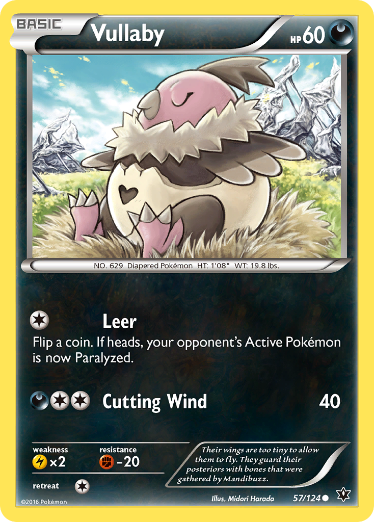 Vullaby (57/124) [XY: Fates Collide] | Good Games Adelaide SA