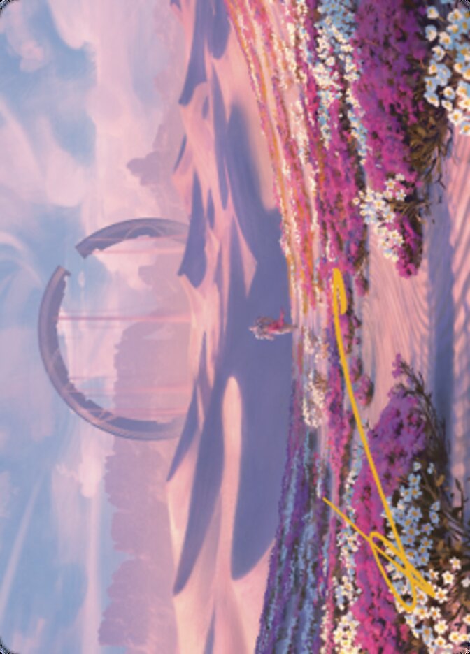 Plains Art Card 2 (Gold-Stamped Signature) [Dominaria United Art Series] | Good Games Adelaide SA