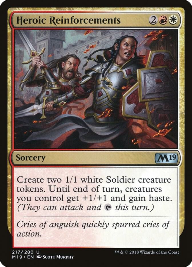 Heroic Reinforcements 217 (Core Set 2019)  | Good Games Adelaide SA