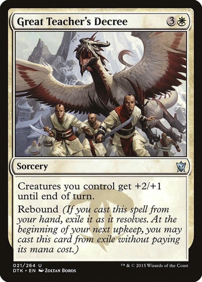 Great Teacher's Decree 21 (Dragons of Tarkir)  - Foil | Good Games Adelaide SA