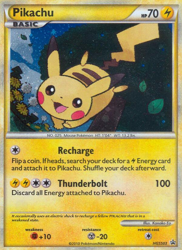 Pikachu (HGSS03) [HeartGold & SoulSilver: Black Star Promos] | Good Games Adelaide SA