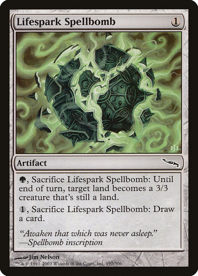 Lifespark Spellbomb [Mirrodin] | Good Games Adelaide SA