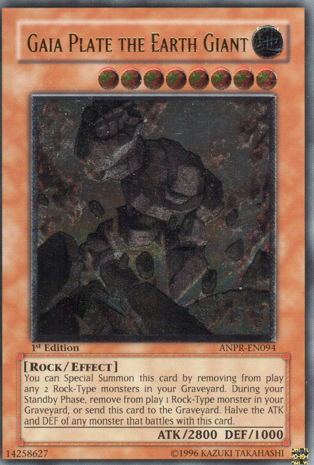 Gaia Plate the Earth Giant (UTR) [ANPR-EN094] Ultimate Rare | Good Games Adelaide SA
