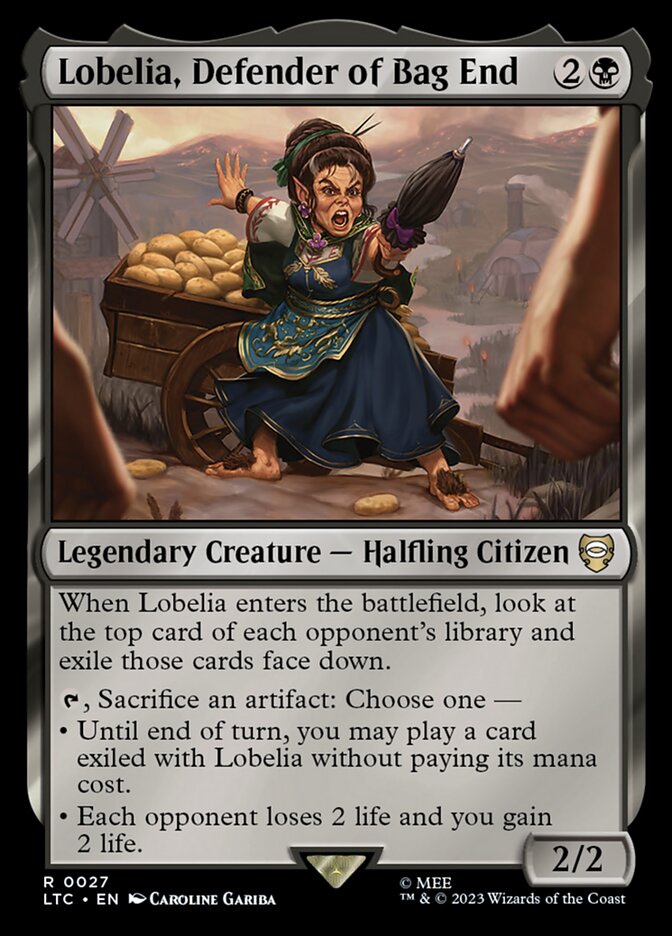 Lobelia, Defender of Bag End 27 (Commander: The Lord of the Rings: Tales of Middle-earth)  | Good Games Adelaide SA