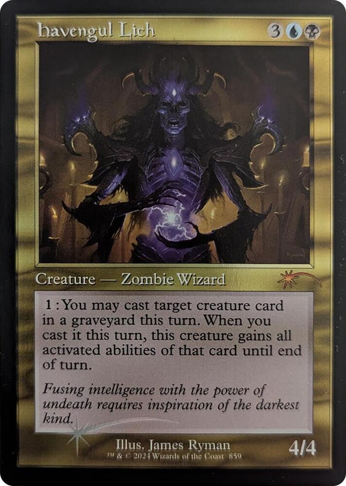 Havengul Lich Retro Frame 859 (Secret Lair Drop Series)  - Foil | Good Games Adelaide SA