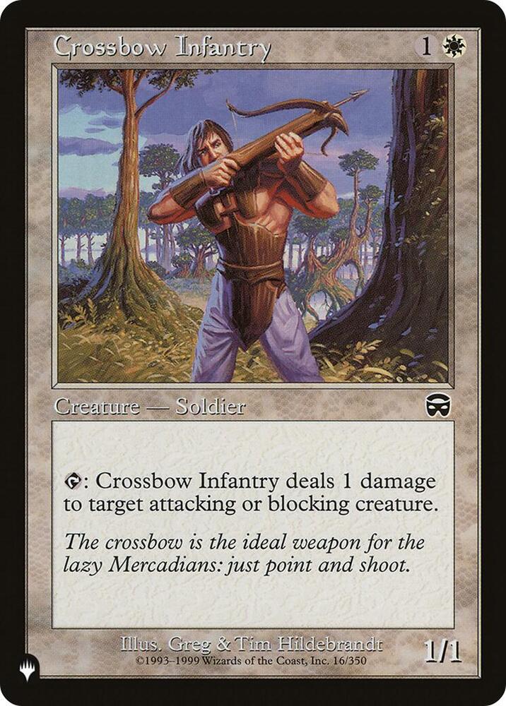 Crossbow Infantry 16/350 (The List Reprints)  | Good Games Adelaide SA