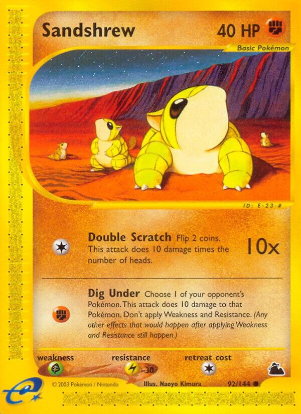 Sandshrew 092/144 (Skyridge)  | Good Games Adelaide SA