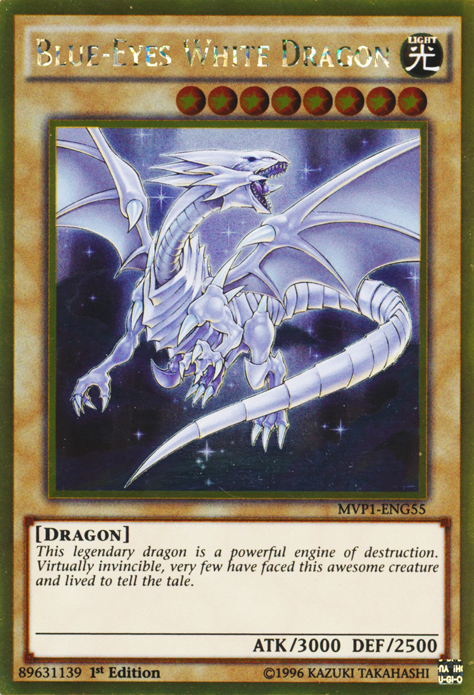 Blue-Eyes White Dragon [MVP1-ENG55] Gold Rare | Good Games Adelaide SA