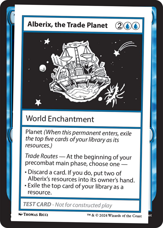 Alberix, the Trade Planet  (Mystery Booster 2 Playtest Cards)  | Good Games Adelaide SA