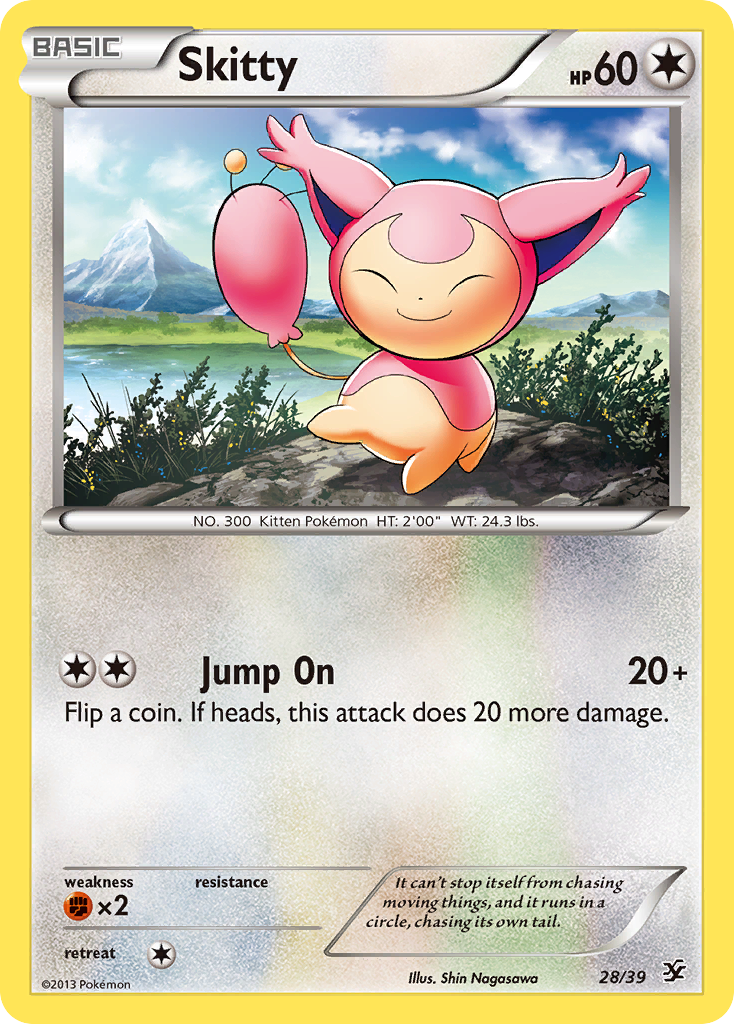 Skitty (28/39) [XY: Kalos Starter Set] | Good Games Adelaide SA