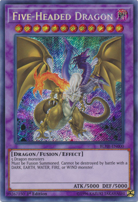Five-Headed Dragon [BLHR-EN000] Secret Rare | Good Games Adelaide SA