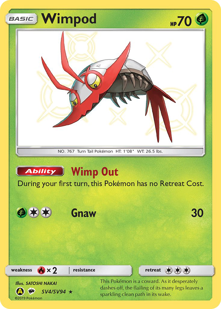 Wimpod (SV4/SV94) [Sun & Moon: Hidden Fates - Shiny Vault] | Good Games Adelaide SA