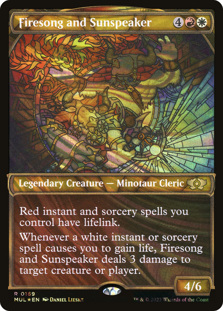 Firesong and Sunspeaker (Halo Foil) [Multiverse Legends] | Good Games Adelaide SA