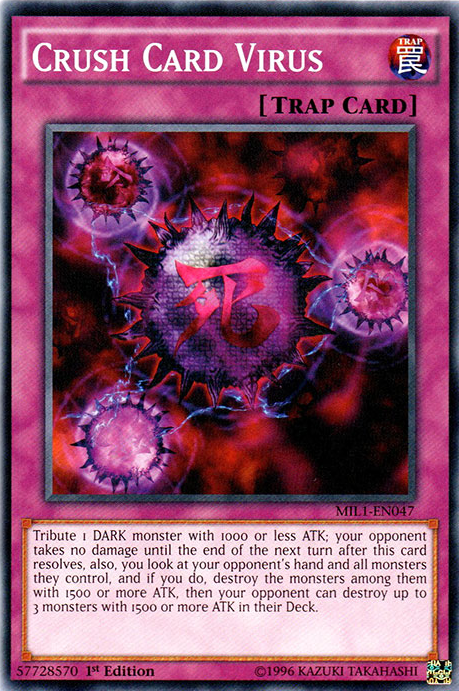 Crush Card Virus [MIL1-EN047] Common | Good Games Adelaide SA