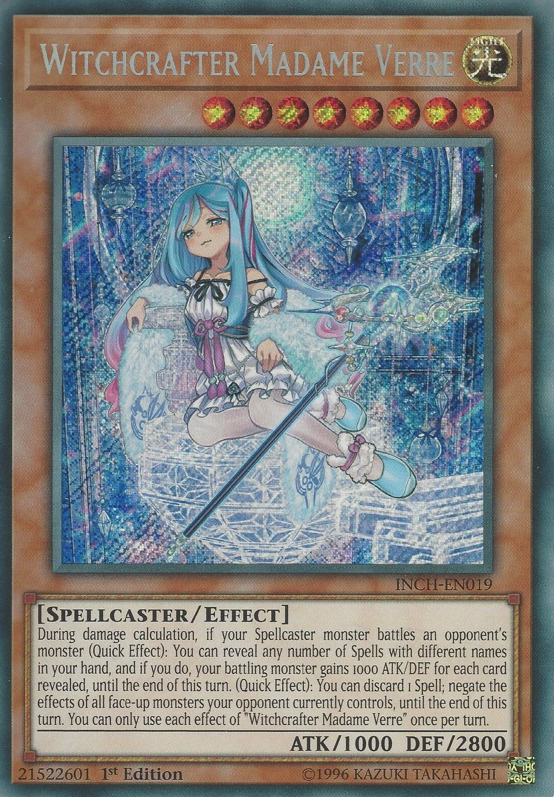 Witchcrafter Madame Verre [INCH-EN019] Secret Rare | Good Games Adelaide SA