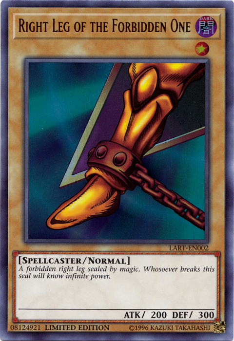 Right Leg of the Forbidden One [LART-EN002] Ultra Rare | Good Games Adelaide SA