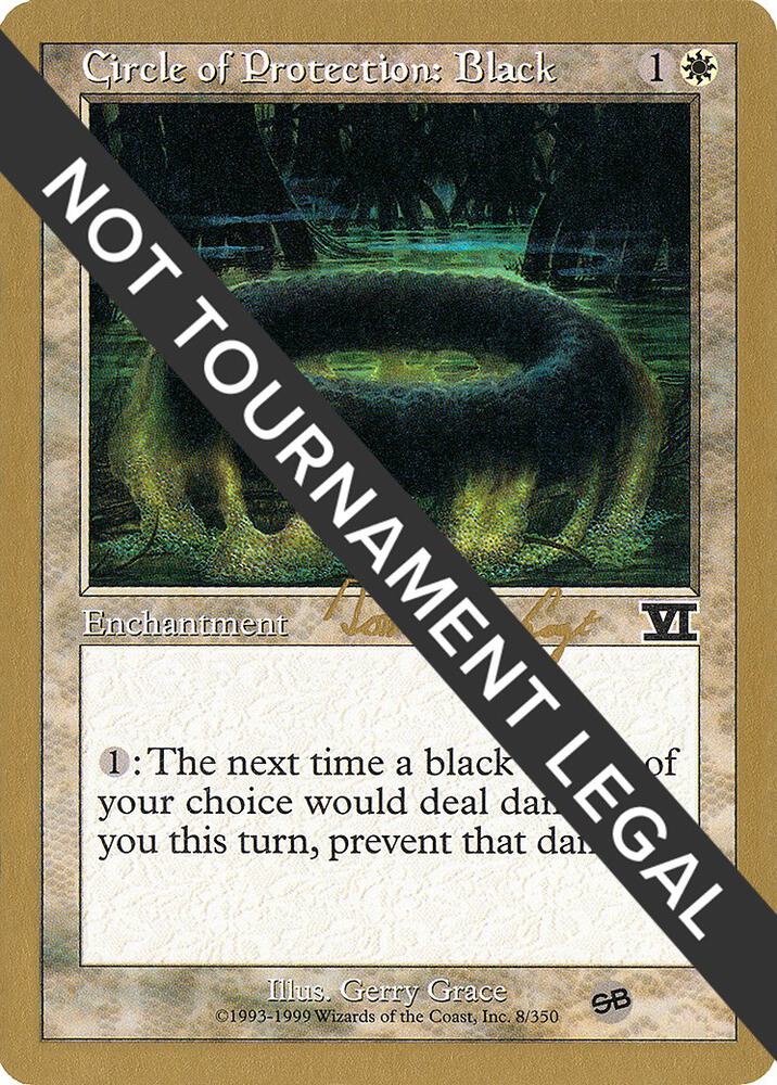 Circle of Protection Black 2000 Tom van de Logt 6ED SB tvdl8sb/117 (World Championship Decks)  | Good Games Adelaide SA