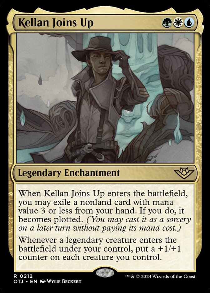 Kellan Joins Up 212/286 (Outlaws of Thunder Junction)  - Foil | Good Games Adelaide SA