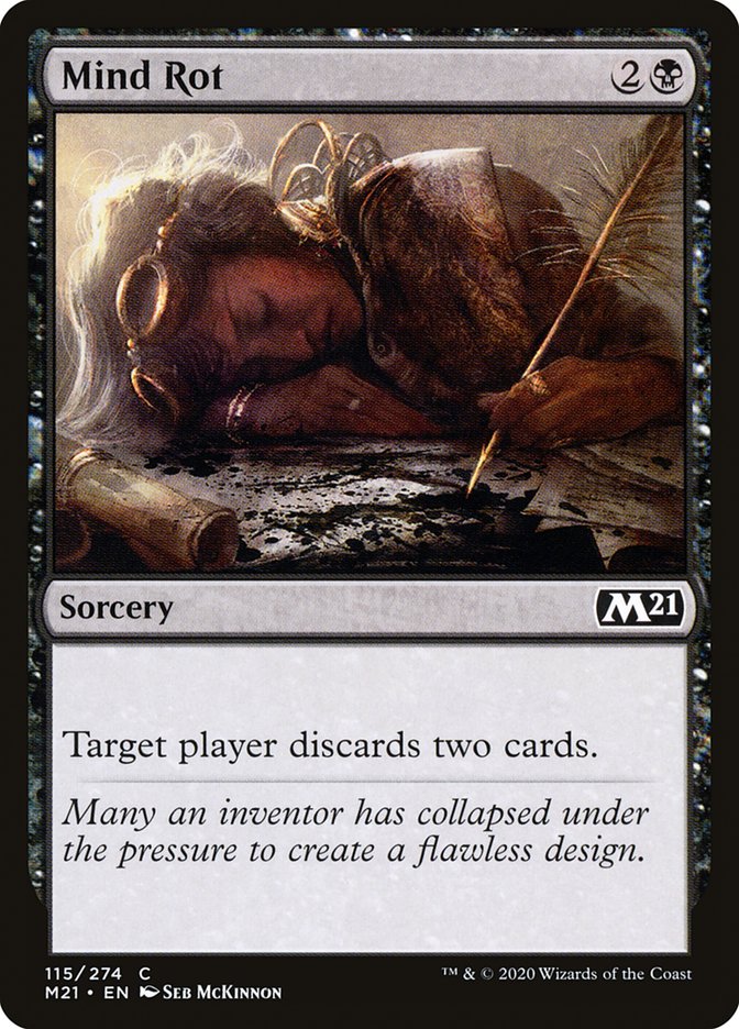 Mind Rot 115 (Core Set 2021)  - Foil | Good Games Adelaide SA