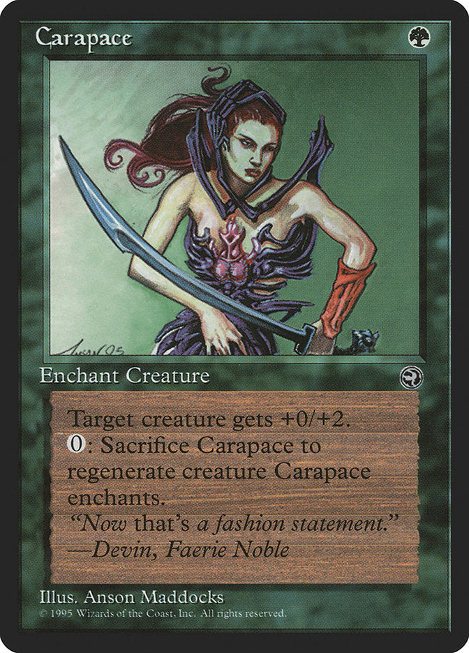 Carapace (Devin Flavor Text) [Homelands] | Good Games Adelaide SA