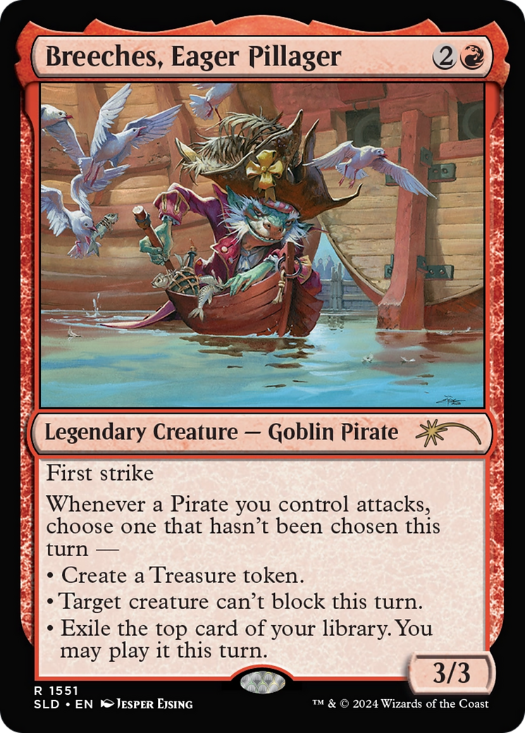 Breeches, Eager Pillager (Rainbow Foil) [Secret Lair Drop Series] | Good Games Adelaide SA