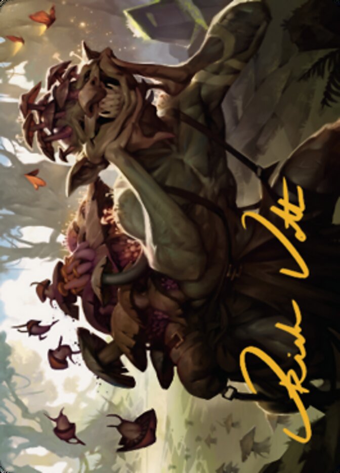 Sprouting Goblin Art Card (Gold-Stamped Signature) [Dominaria United Art Series] | Good Games Adelaide SA