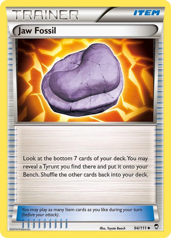 Jaw Fossil 94/111 (XY - Furious Fists)  | Good Games Adelaide SA
