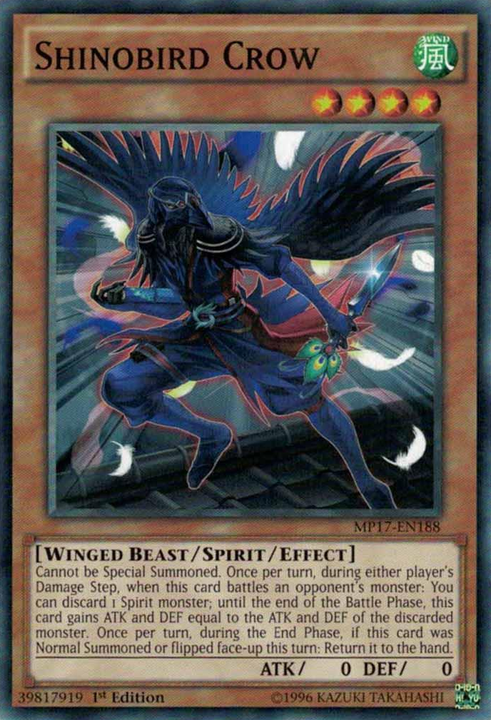 Shinobird Crow [MP17-EN188] Common | Good Games Adelaide SA