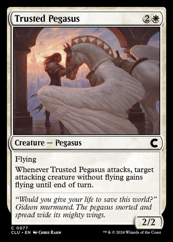 Trusted Pegasus 77 (Ravnica: Clue Edition)  | Good Games Adelaide SA