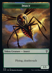 Spider // Insect Double-sided Token [Commander Legends: Battle for Baldur's Gate Tokens] | Good Games Adelaide SA