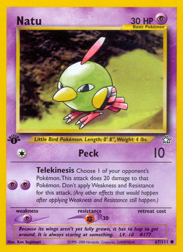 Natu (67/111) [Neo Genesis 1st Edition] | Good Games Adelaide SA