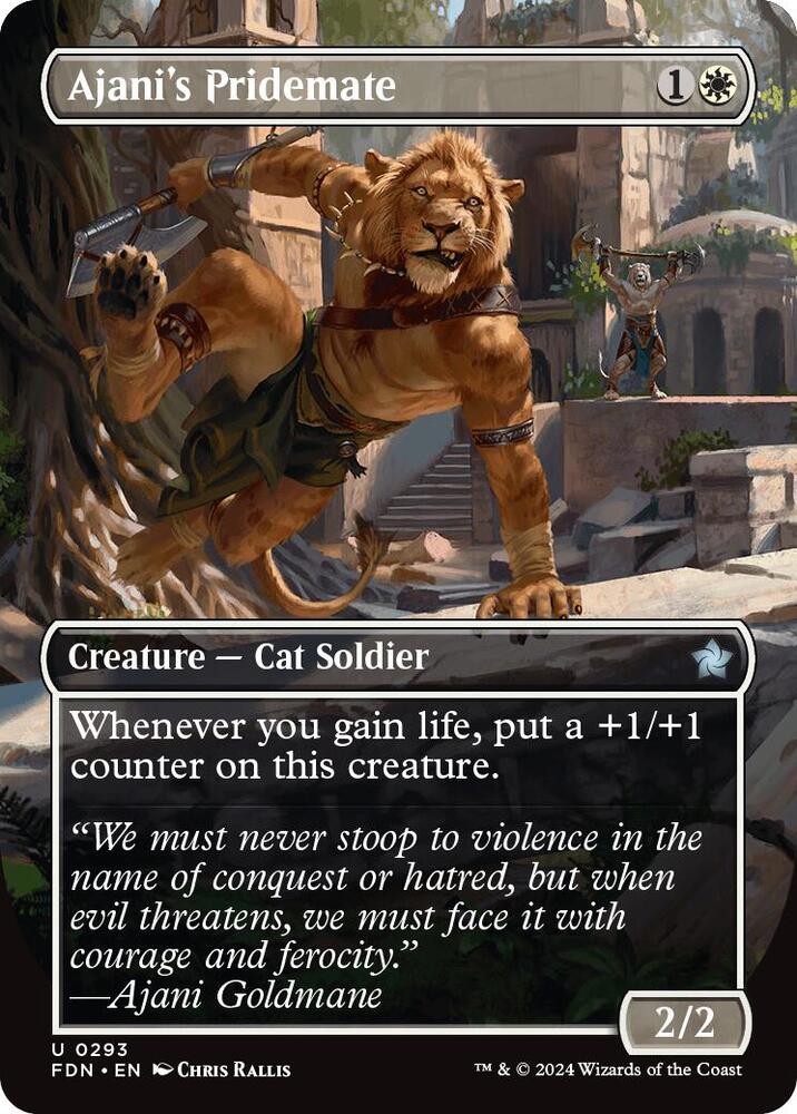 Ajani's Pridemate 293 (Foundations)  | Good Games Adelaide SA