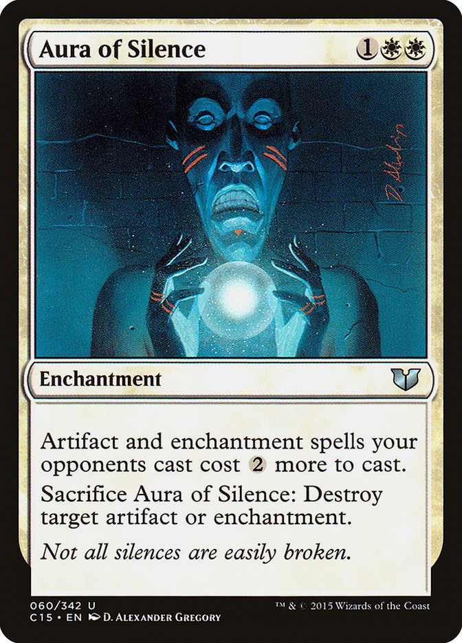 Aura of Silence [Commander 2015] | Good Games Adelaide SA