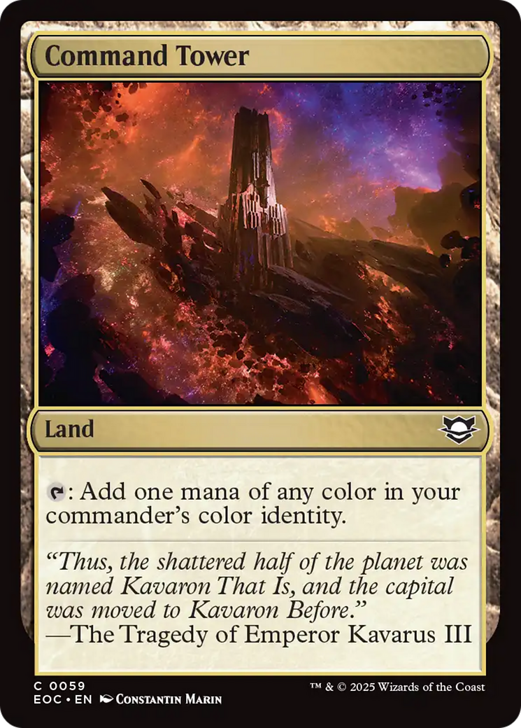 Command Tower [Edge of Eternities Commander] | Good Games Adelaide SA