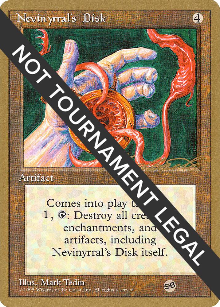 Nevinyrrals Disk 1996 Leon Lindback 4ED SB  (World Championship Decks)  | Good Games Adelaide SA