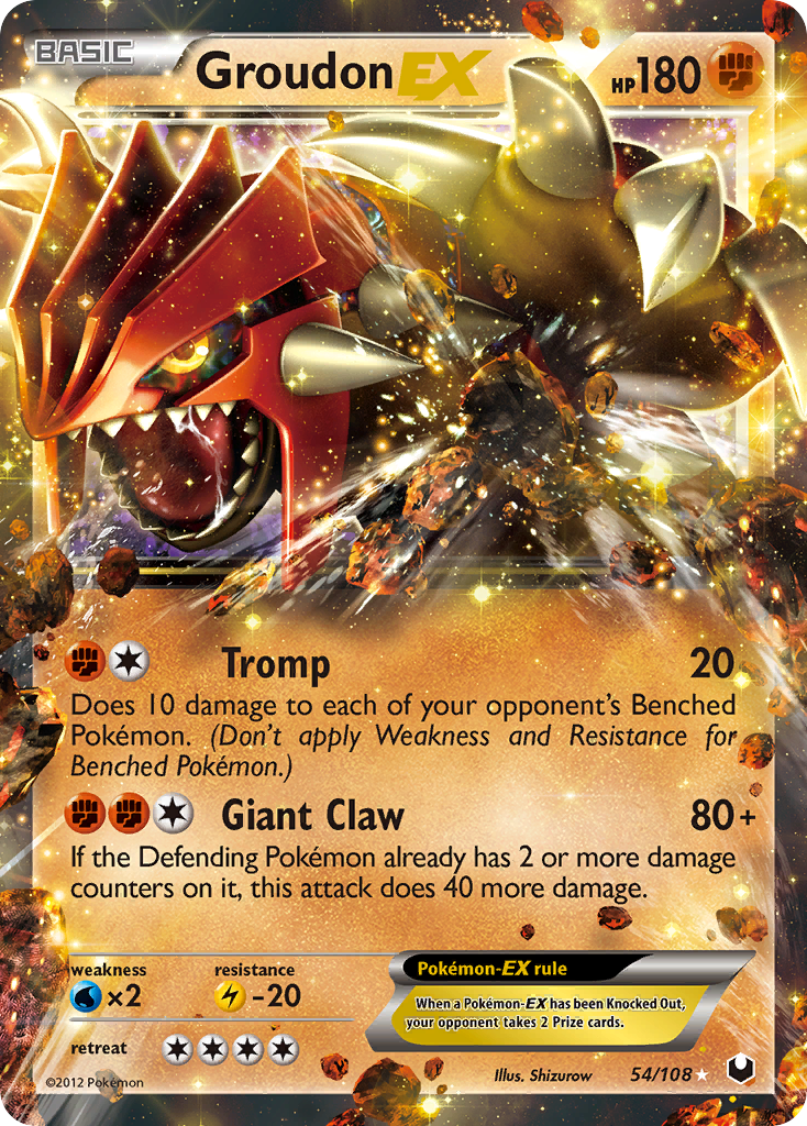 Groudon EX (54/108) [Black & White: Dark Explorers] | Good Games Adelaide SA