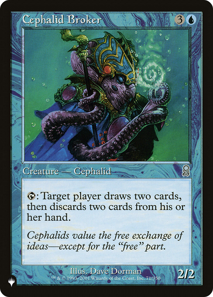Cephalid Broker [The List Reprints] | Good Games Adelaide SA