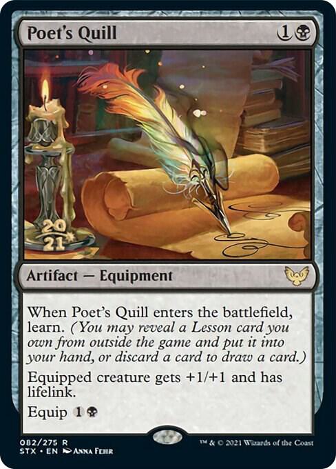 Poets Quill 82 (Prerelease Cards)  - Foil | Good Games Adelaide SA