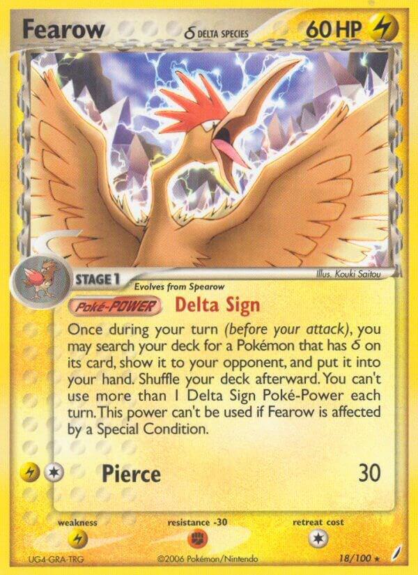 Fearow Delta Species 18/100 (Crystal Guardians)  - Reverse Holofoil | Good Games Adelaide SA
