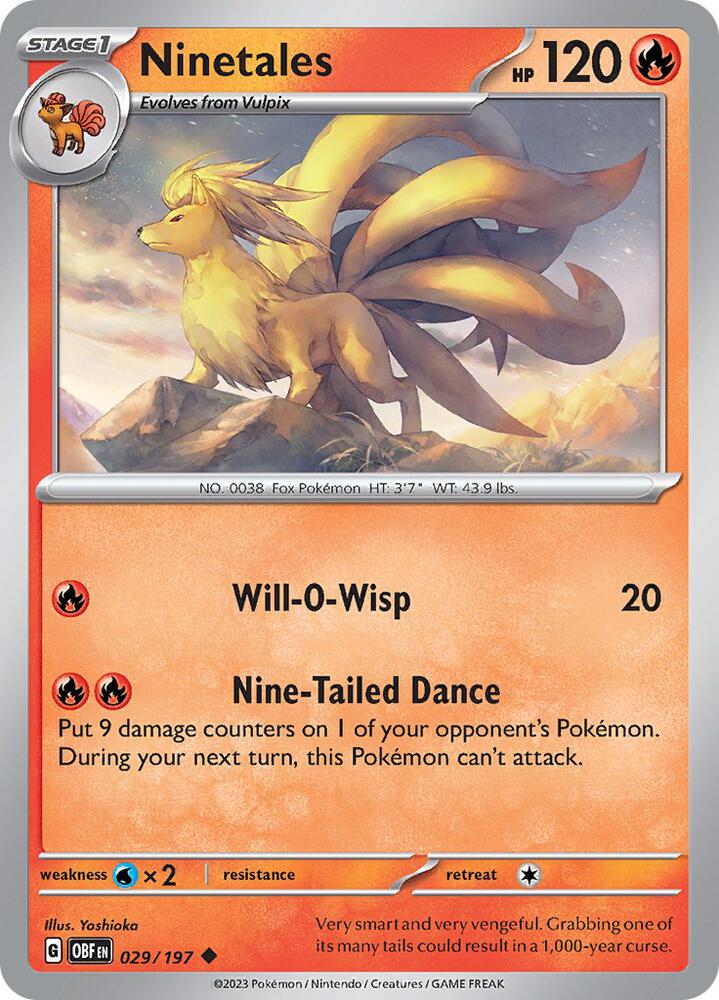 Ninetales 029/197 (SV03: Obsidian Flames)  | Good Games Adelaide SA