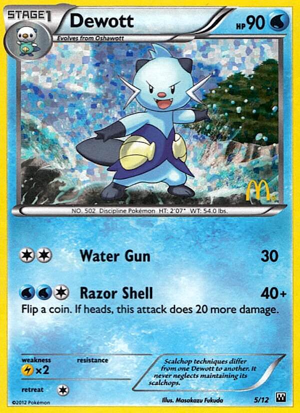 Dewott (5/12) [McDonald's Promos: 2012 Collection] | Good Games Adelaide SA
