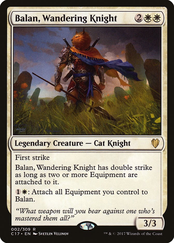 Balan, Wandering Knight [Commander 2017] | Good Games Adelaide SA