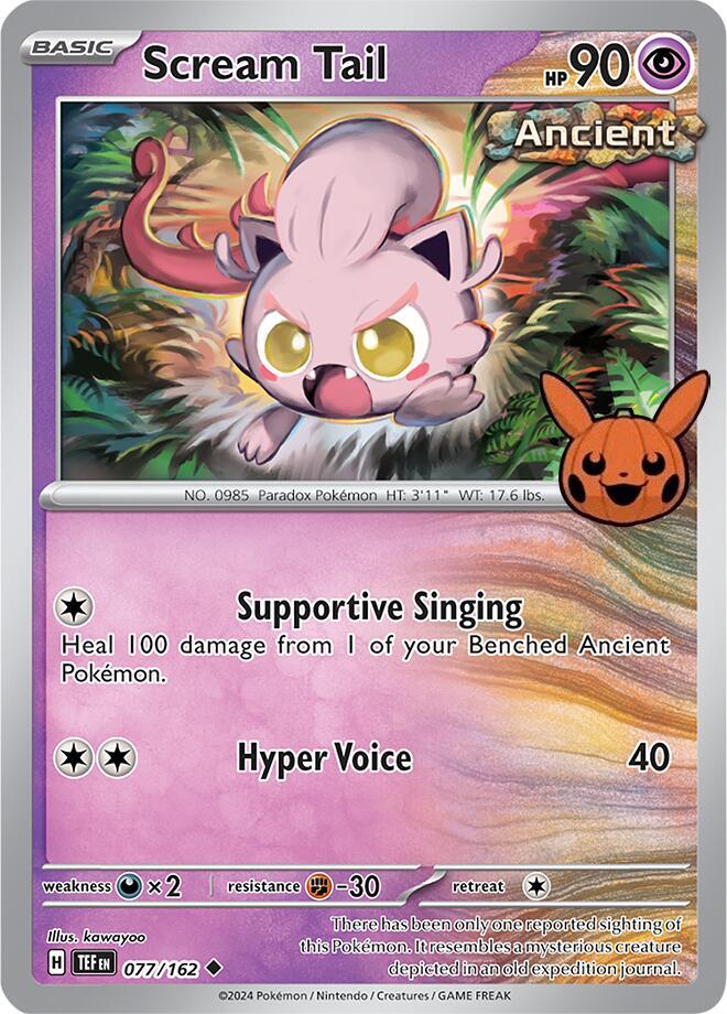 Scream Tail 077/162 (Trick or Trade BOOster Bundle 2024)  | Good Games Adelaide SA